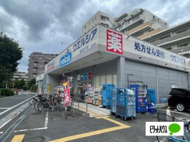 ウエルシア板橋志村店：619m