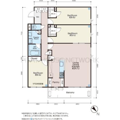  間取り図写真