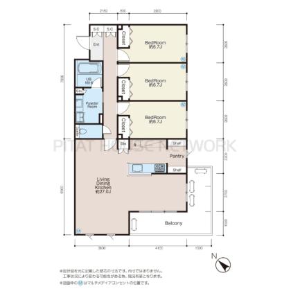  間取り図写真