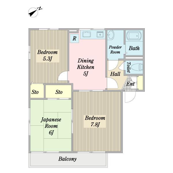 3ＤＫの間取りです♪