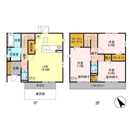  間取り図写真