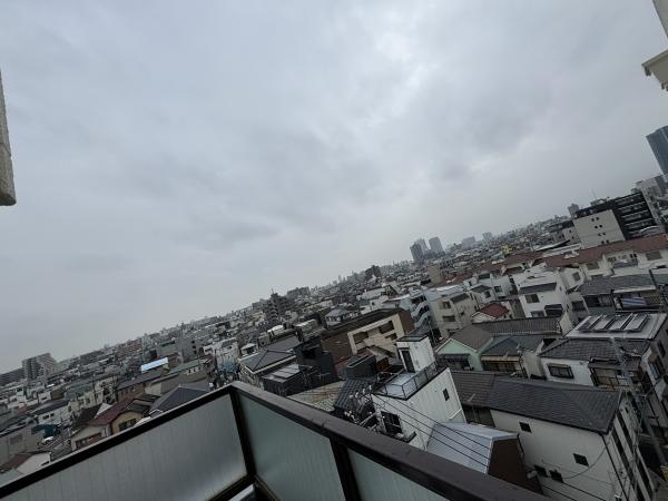 南東側ルーフバルコニーからの眺望(眺望は永続的に保証されるものではありません)