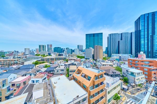 北側バルコニーからの眺望（眺望は永続的に保証されるものではありません）