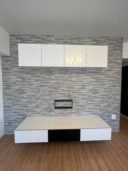 約16.2帖のリビングダイニング。床暖房付き。