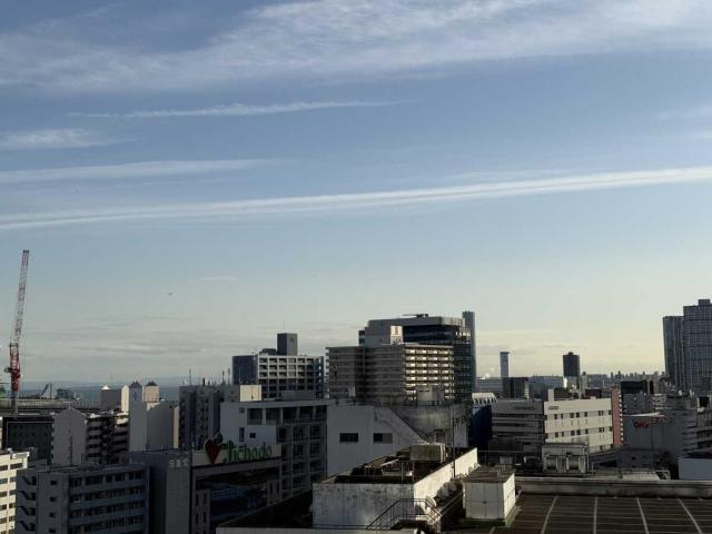 眺望：バルコニーから