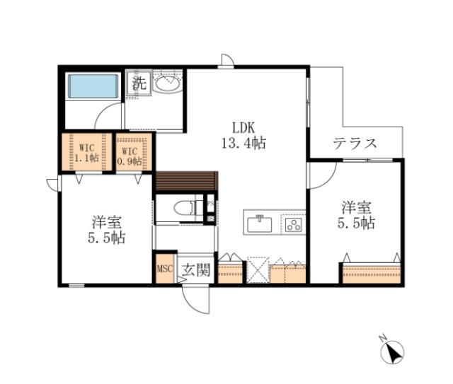  間取り図写真