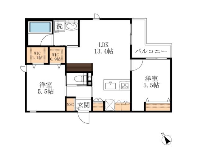  間取り図写真