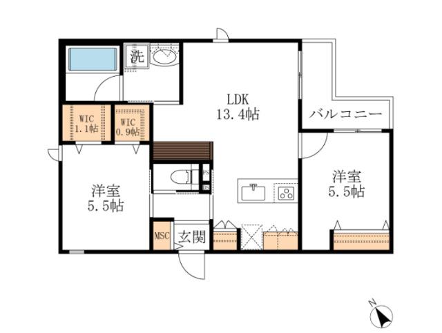  間取り図写真