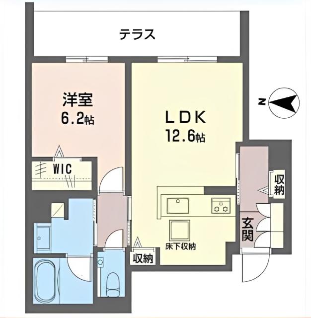 フォレストⅢ（101） 間取り図画像