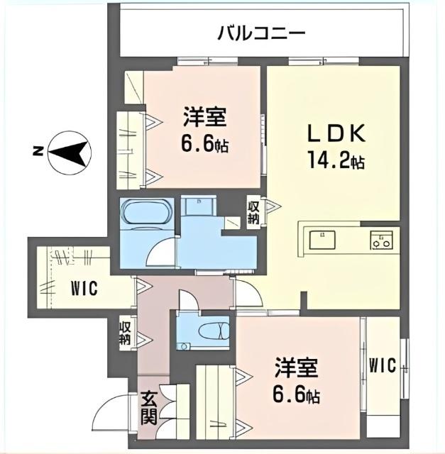 フォレストⅢ（201） 間取り図画像