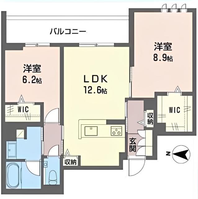フォレストⅢ（202） 間取り図画像
