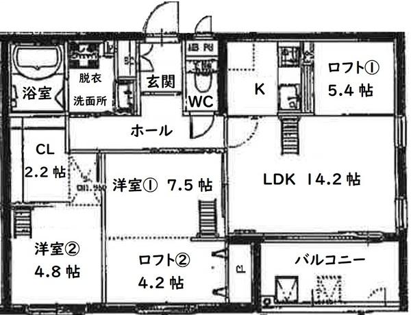  間取り図写真
