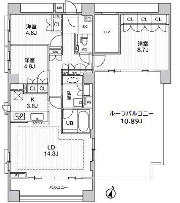間取図(平面図)