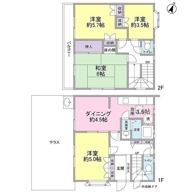  間取り図写真