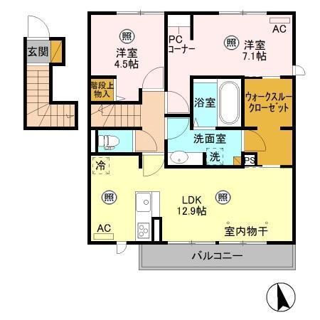  間取り図写真