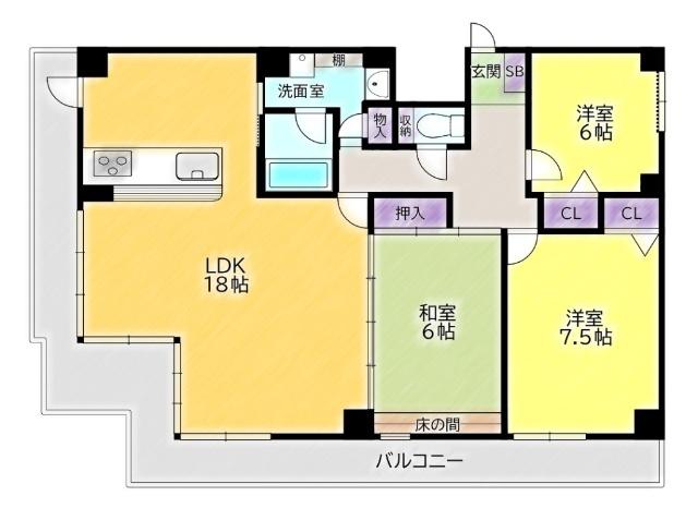  間取り図写真