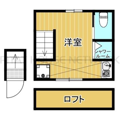 ロフト付ワンルーム◆