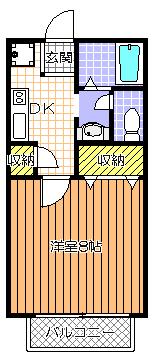 8帖の洋室☆