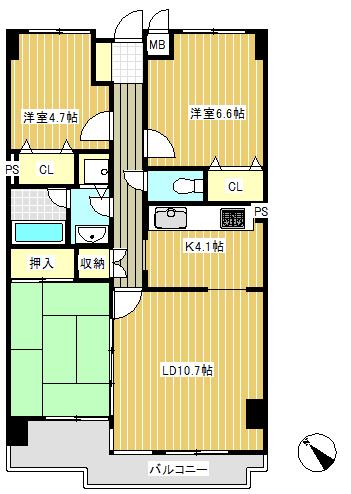 3LDK★反転タイプ