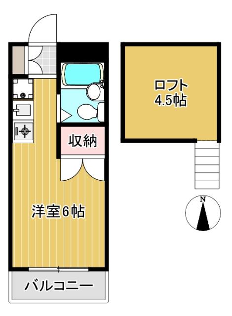 ロフト付ワンルーム☆