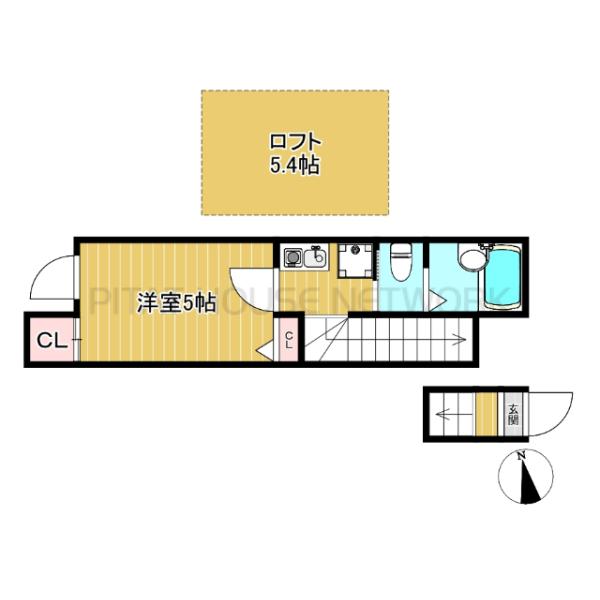 ロフト付1Kです☆