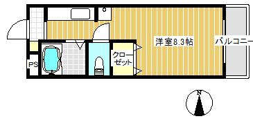 お部屋広々です