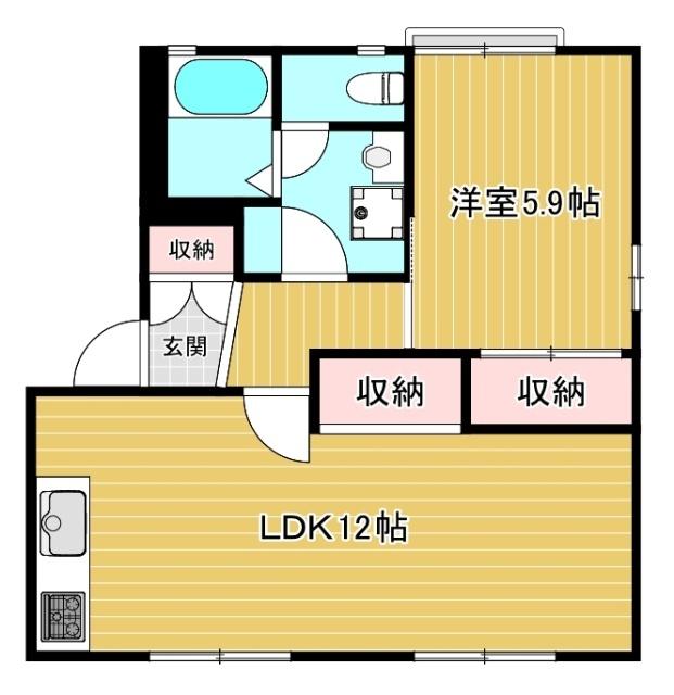 1LDKです☆