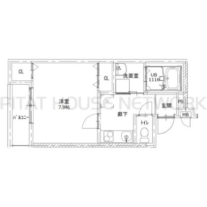 フジパレス尼崎出屋敷 間取り図写真