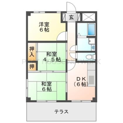 シルクハイツ立花 間取り図写真