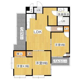 東の２部屋は和室です