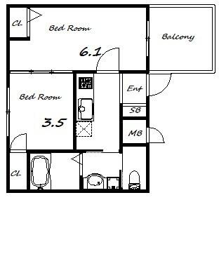 間取図(平面図)