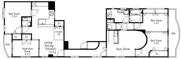 間取図(平面図)