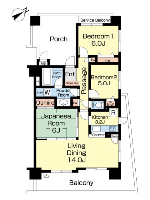 広いポーチも開放的です！