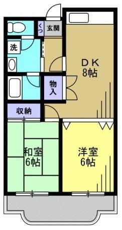 東向きバルコニー