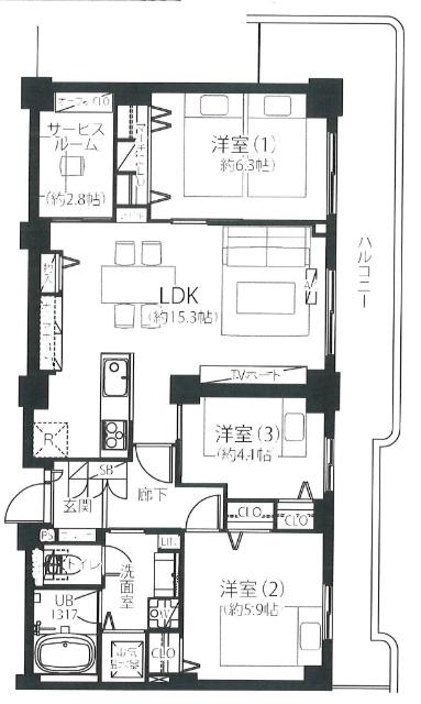 間取図です。