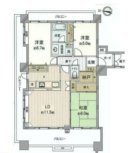 間取りです。