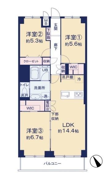 間取りです。