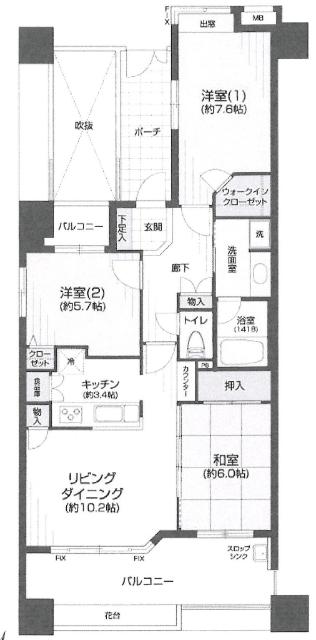 間取図です。