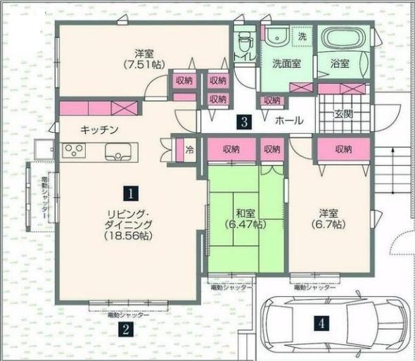 間取りです。