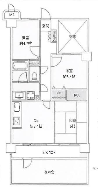 間取り図です。