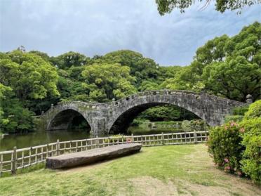 諫早公園眼鏡橋：192m