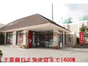 千葉銀行土気支店：1400m