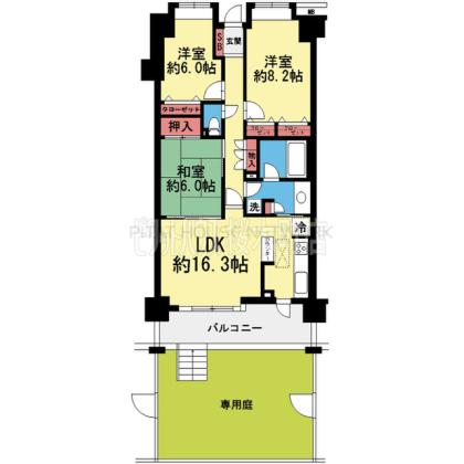 全居室に収納の有る使いやすい間取り