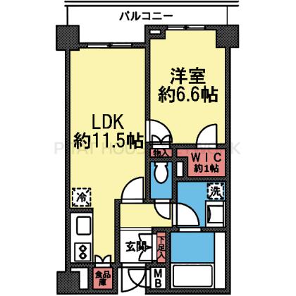 WIC付き1LDK