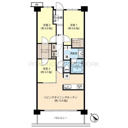 南西向き3LDK