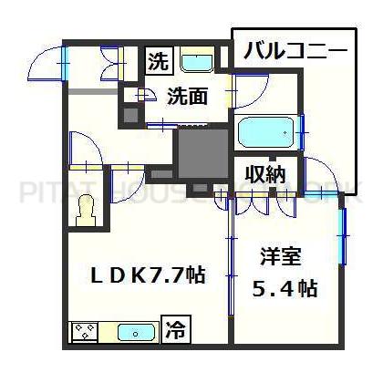 1LDK貸マンションです！