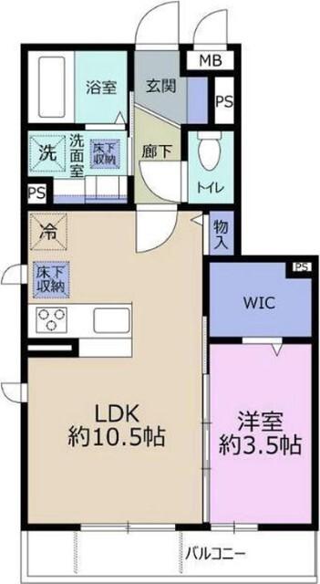 1LDK貸マンションです！