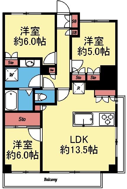 ベイブリッジ向き3LDK