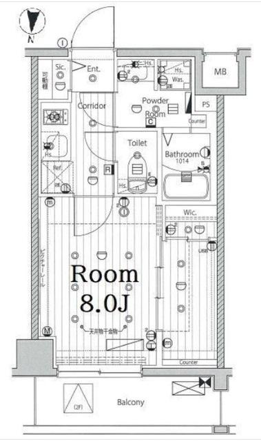 間取りは反転タイプ