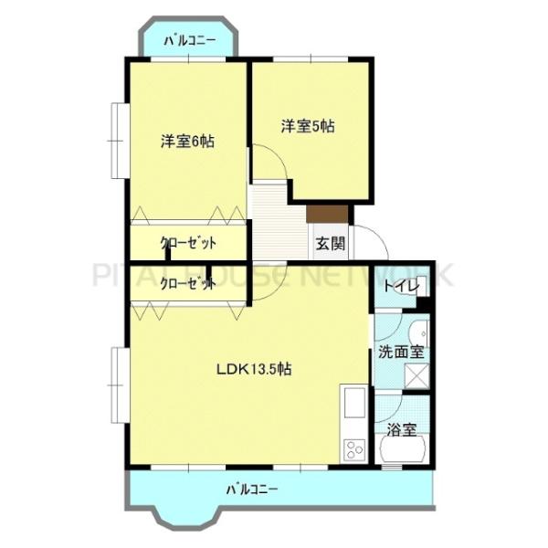 全室洋室です